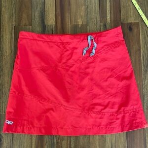 Outdoor research skort red size 6